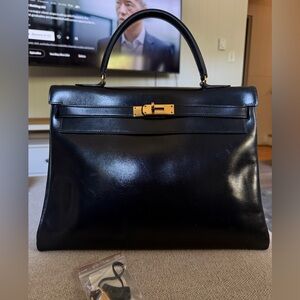 Hermes Kelly Black Box 35